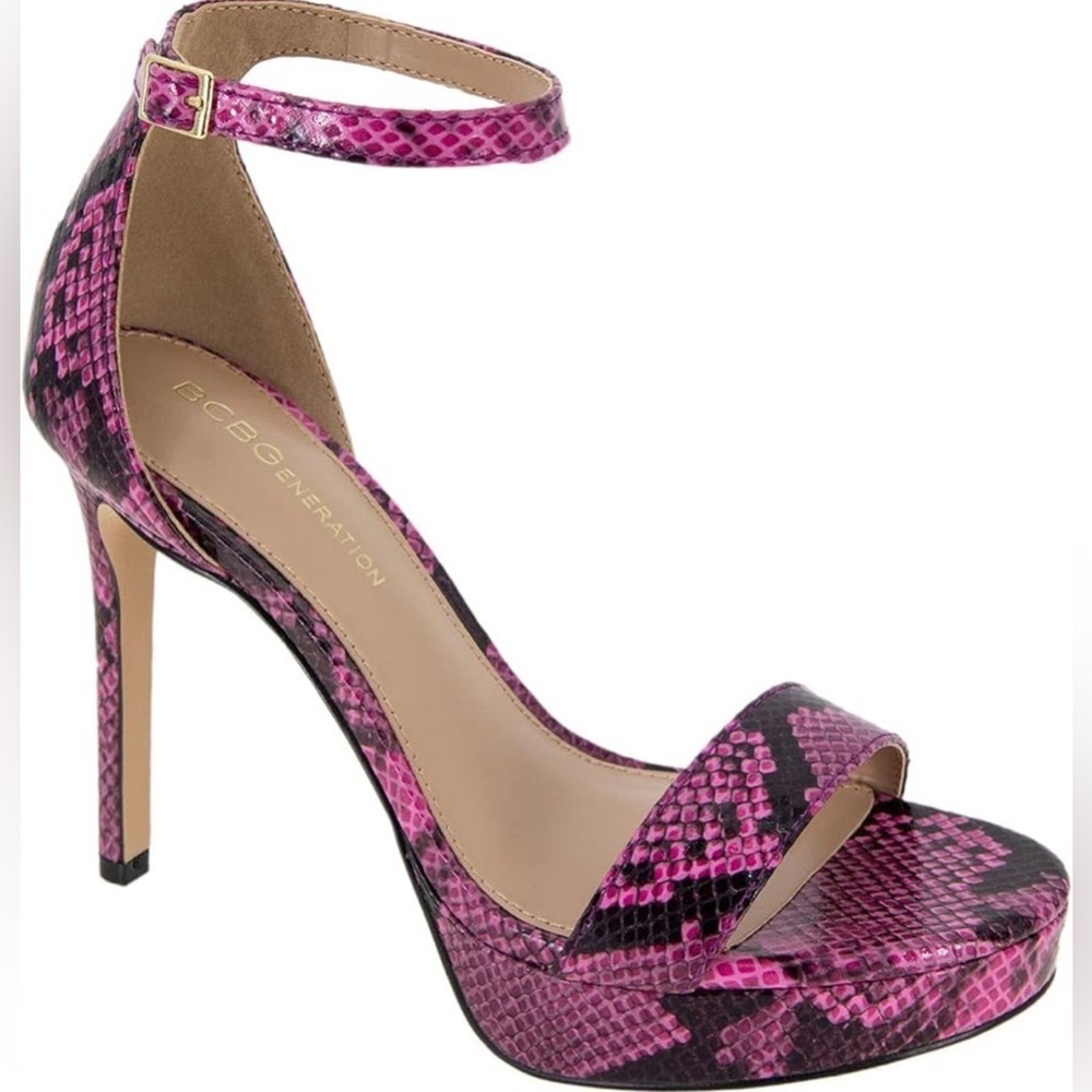 NWOT BCBGENERATION Size 8.5‎ Nallah Platform High-Heel Dress Sandals